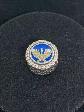 Pandora Love and Light Menorah Charm